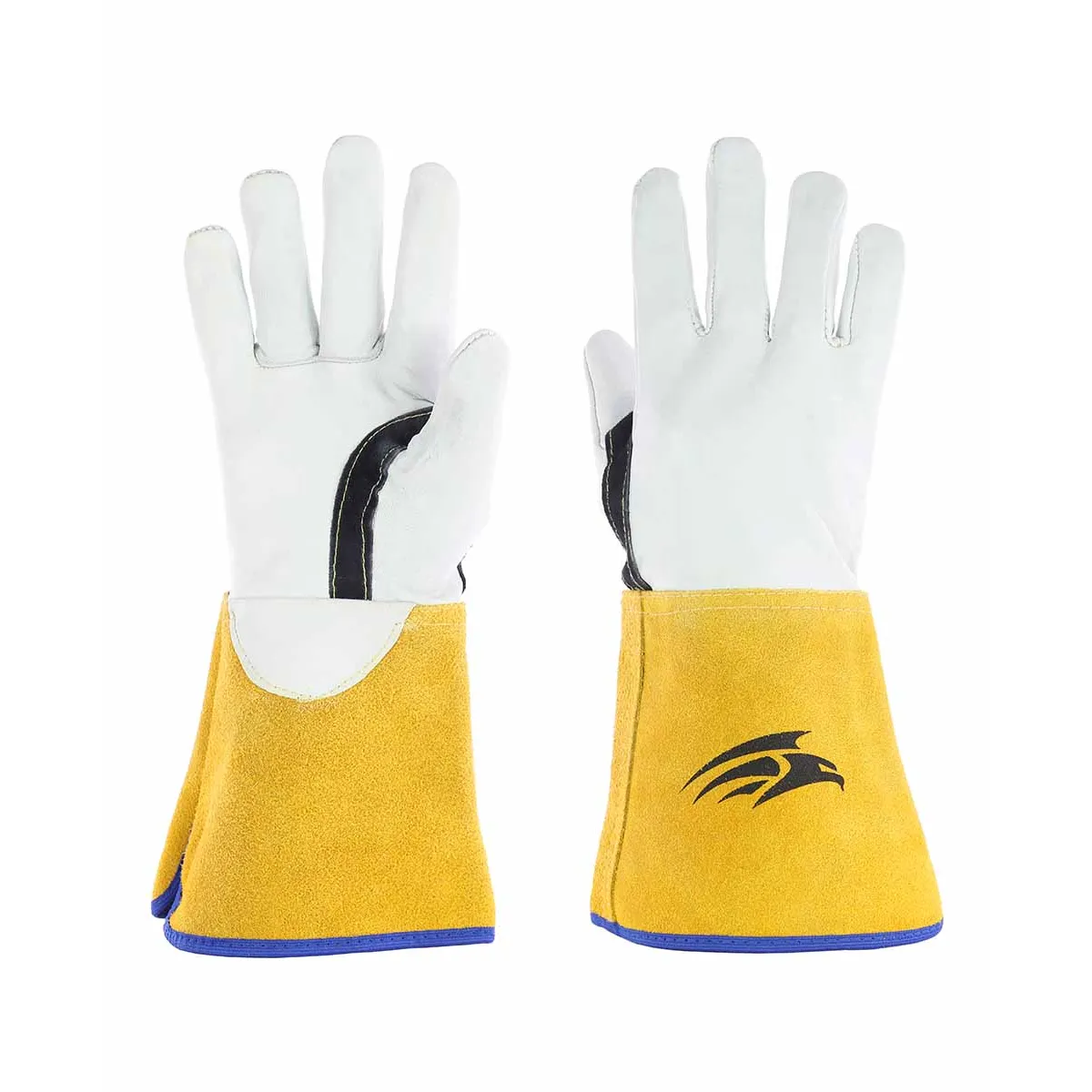 Perf Europa - Reinforced Tig Welders Gauntlet SAF029 — Grey